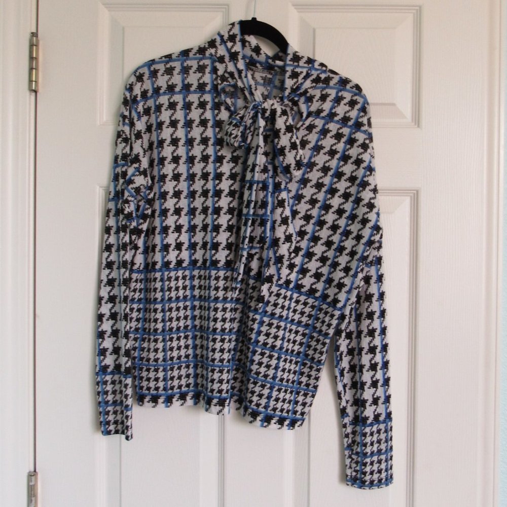Nine West Blouse with Tie at Neck